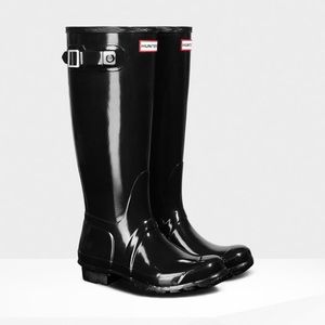 Tall Black Hunter Rainboots